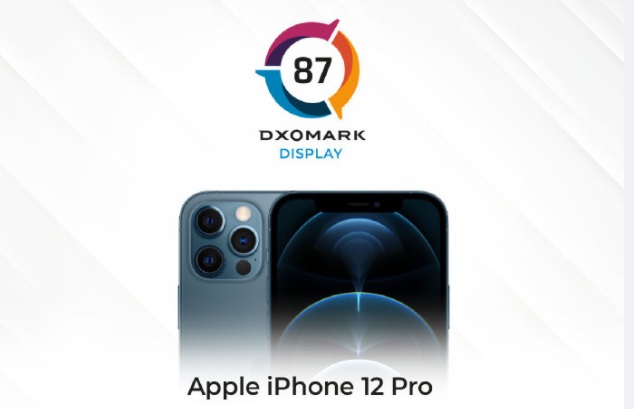 iPhone 12 Pro DXOMARK Ļ 87 