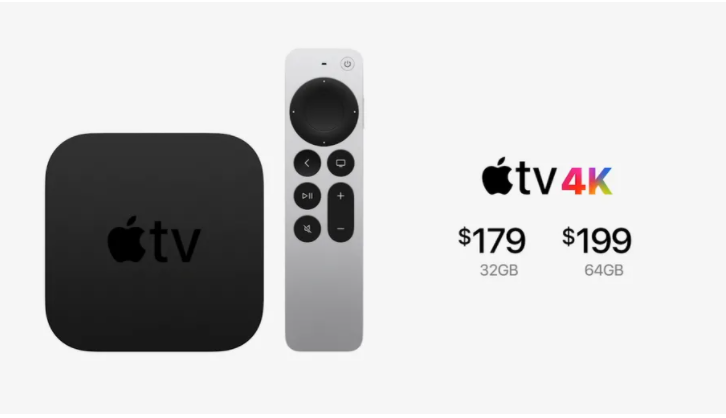 179 Ԫƻ¿ Apple TV 4K  A12 оƬ֧ 120Hz Ļ