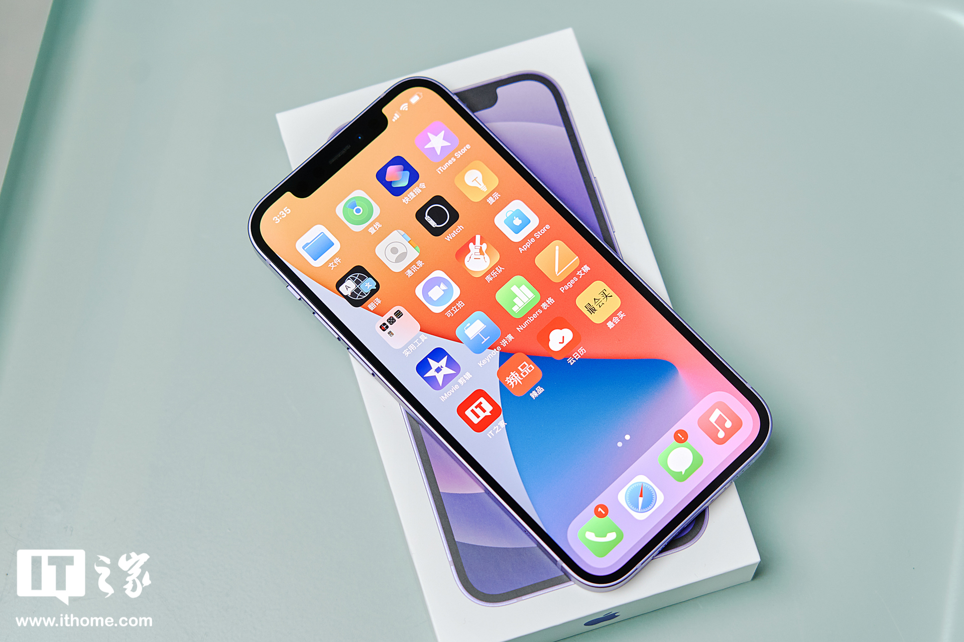 【it之家开箱】紫色苹果 iphone 12 图赏:就像春天里的丁香花