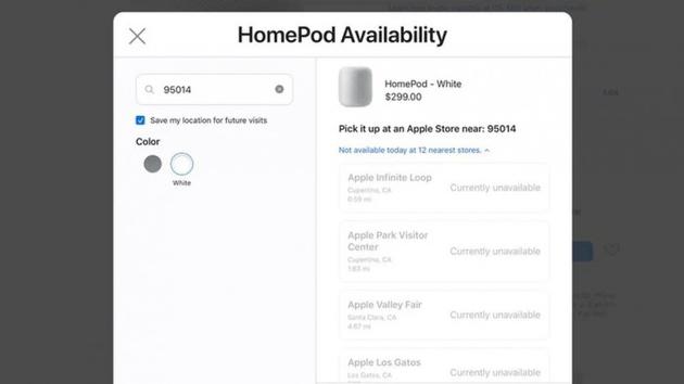 󲿷 Apple Store Ѿṩ HomePod