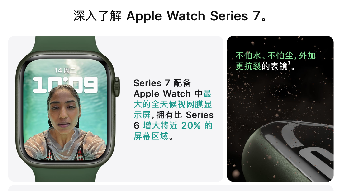 ƻ Apple Watch Series 7 ҳߣS7 оƬ Series 6 ͬ