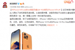 iPhone14Proɫ?ȫ¹ͭɫعѲ