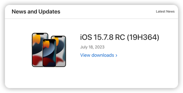 iOS 16.6 / 15.7.8 £Щͱ