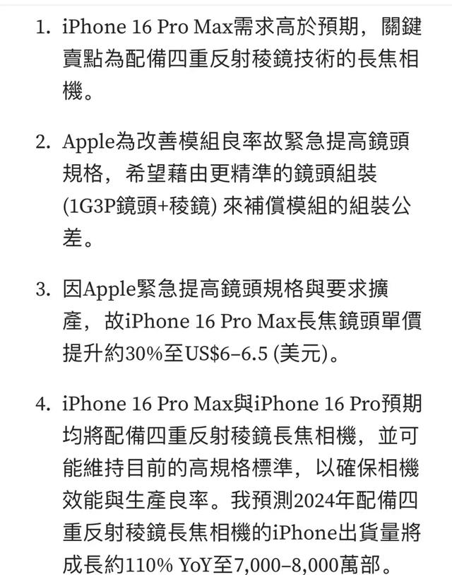 iPhone 16 Proϵͽ䱸5Xͷߴ