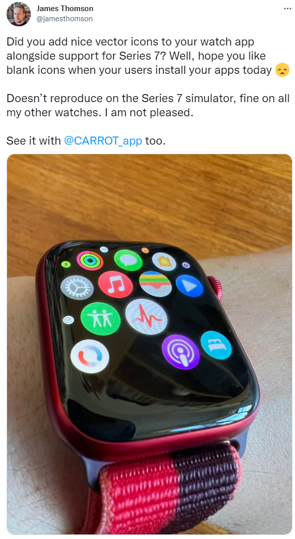 ƻ Apple Watch Series 7 ֡Ӧͼ겻ʾ