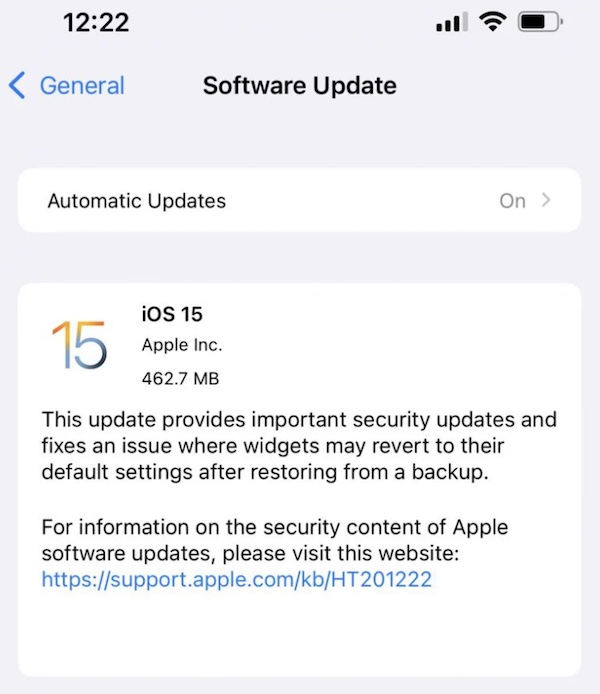 iPhone13  iOS 15 bug 