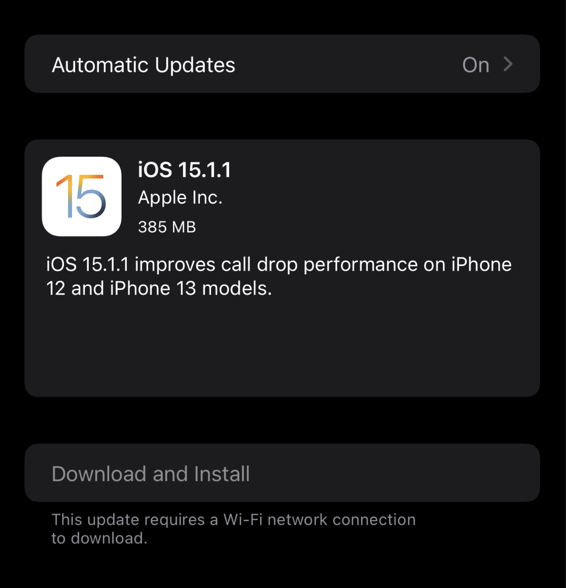 ƻ iOS 15.1.1 ʽ棬 iPhone 12/13 ϵлͨ
