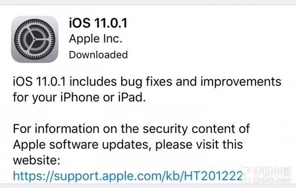 iOS 11.0.1