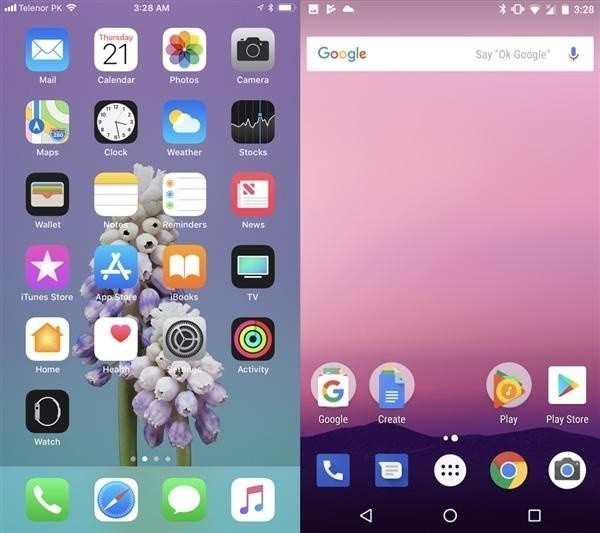 iOS 11ͬԱAndroid 8.0