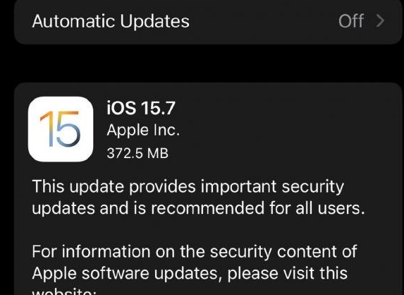 ios15.7ô