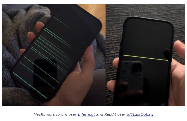 部分蘋果 iPhone 14 Pro / Max 用戶報告開機時閃現“水平線”