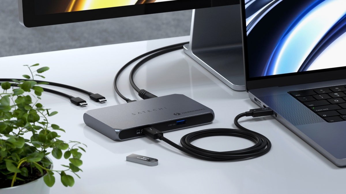 Satechi  Thunderbolt 4 Slim Hub չ룺M1 / M2 Mac ֧˫ 4K ʾ