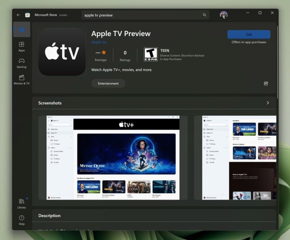 Apple MusicApple TV ƻӦϼ Microsoft Store