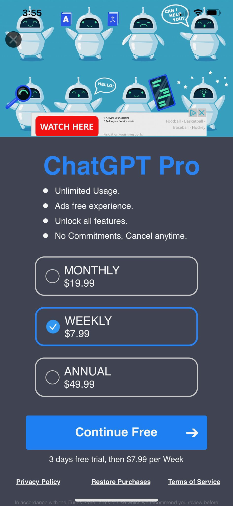 ð ChatGPT ƻ App Store аÿ 7.99 Ԫķѣѱɾ¼