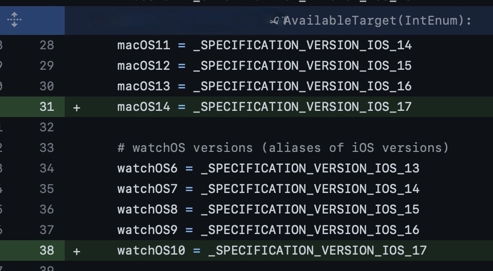 ƻԴ洢ѳiOS 17/watchOS 10/macOS 14ټ