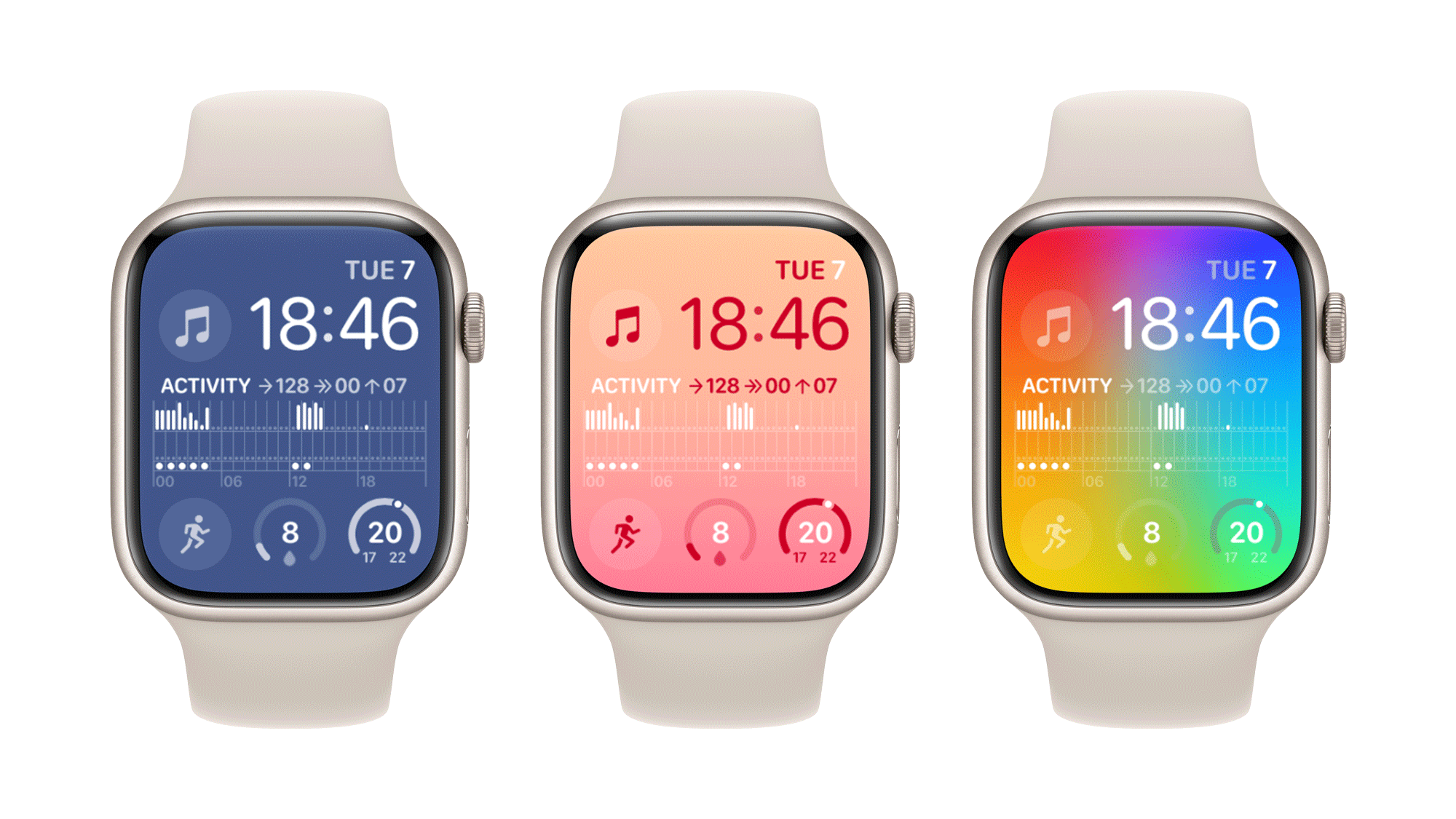 watchOS 9 動手操作：全新和更新的 Apple Watch 表盤