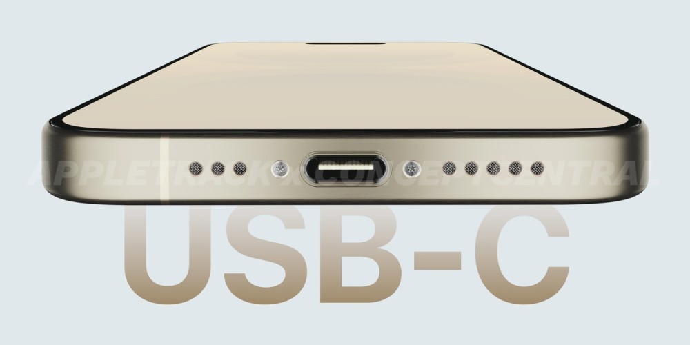 ƻiPhone 15 ProȾͼ¯ͷ͹ USB-C ӿ