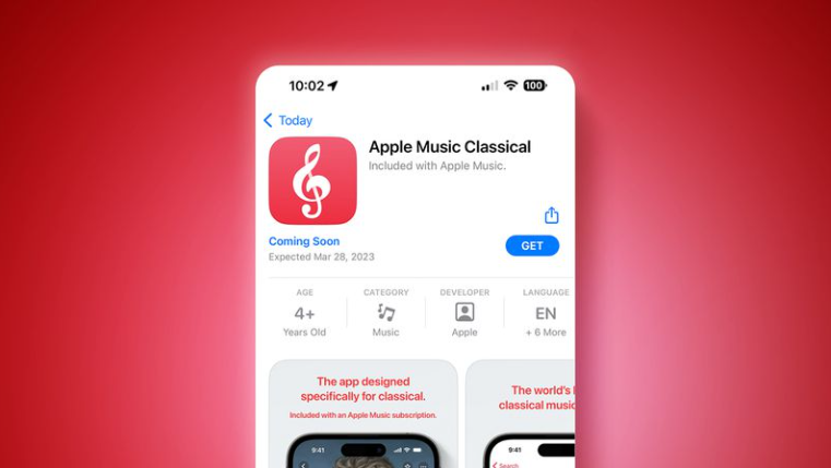 ƻ 3  28 ʽƳ Apple Music Classical ϼ App Store