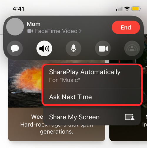 ʹ SharePlay  FaceTime 