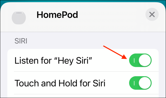 HomePod MiniϹرա Hey Siri