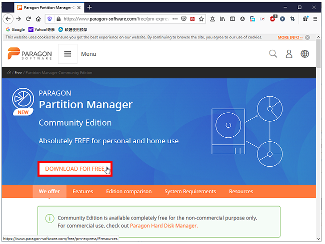 ӲָParagon Partition Manager Free