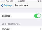 iOSԽPortrait Lock