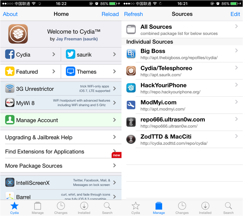 װƱãiOS9.2/9.3ԽװCydia̳