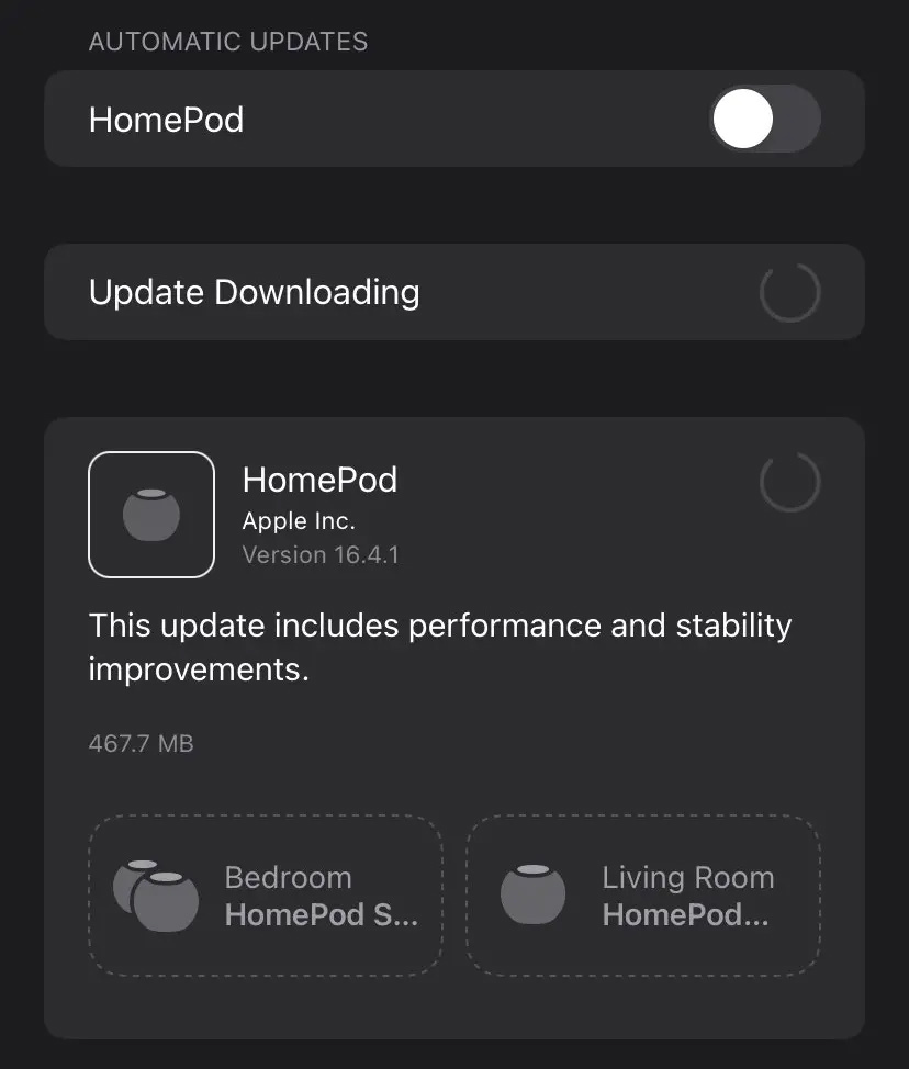 ƻ tvOS  HomePod 16.4.1 