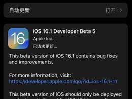 ҪiOS 16.1 beta 5iOS 16.1ʽʲôʱ򷢲