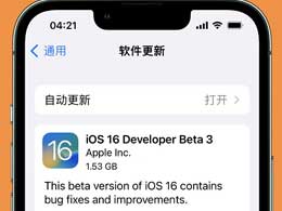 iOS 16 beta 3ݼ