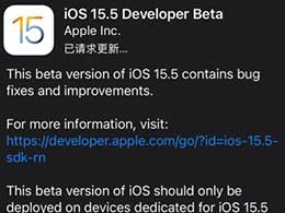 iOS 15.5/ iPadOS 15.5  Betaʲôݣ