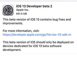 iOS 13 Beta 2޸ЩBUGֵ