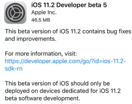 iOS11.2 Beta5ʲôiOS11.2 Beta5ʲô¹