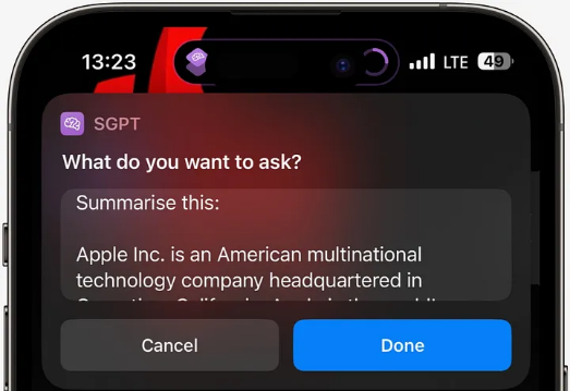  iPhone ϣ˸ ChatGPT ݷʽҲ̫ˡ