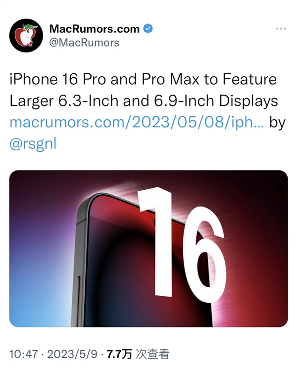 ʷǰiPhone 16 ProϵĻ 6.9Ӣ