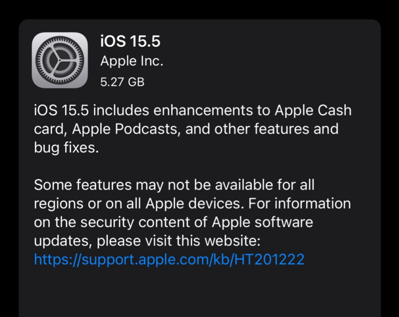 iOS 15.5 RCݼ