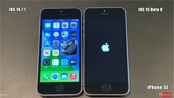 iPhone 6s Ͽ iOS 15 beta 8 Σֵ