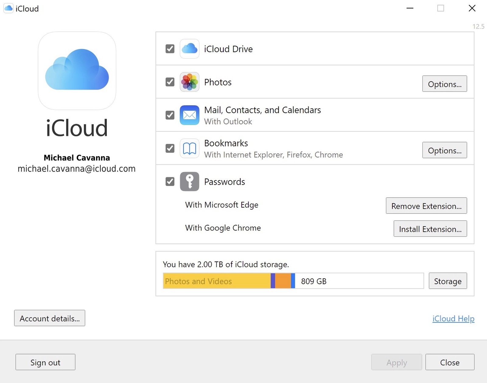 ° iCloud for Windows Կ״ܣʹ iCloud Կ״