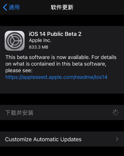 iOS 14 beta 2 Ƿڴռù⣿