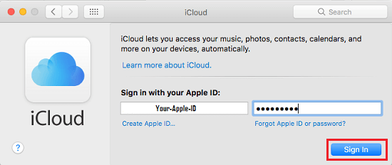 ʹ Apple ID ¼ iCloud