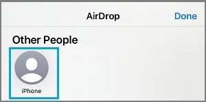 Ϊ AirDrop ѡ iPhone
