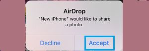  iPhone Ͻ AirDrop