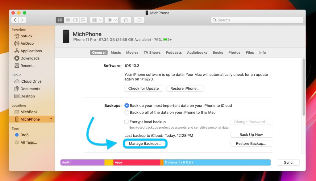  macOS Catalina ɾ iPhone ļ