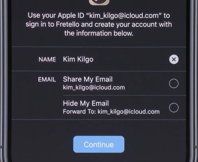 iOS 13 ¹ Sign in with Apple ʲôãԭʲô