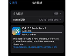 ƻ iOS 16.6/iPadOS 16.6  beta 2