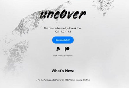 unc0ver8.0.1汾iOS/iPadOS 14.6~14.8Խ