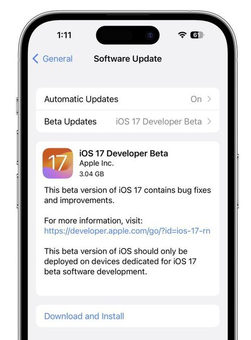 ڵһʱiOS 17 beta