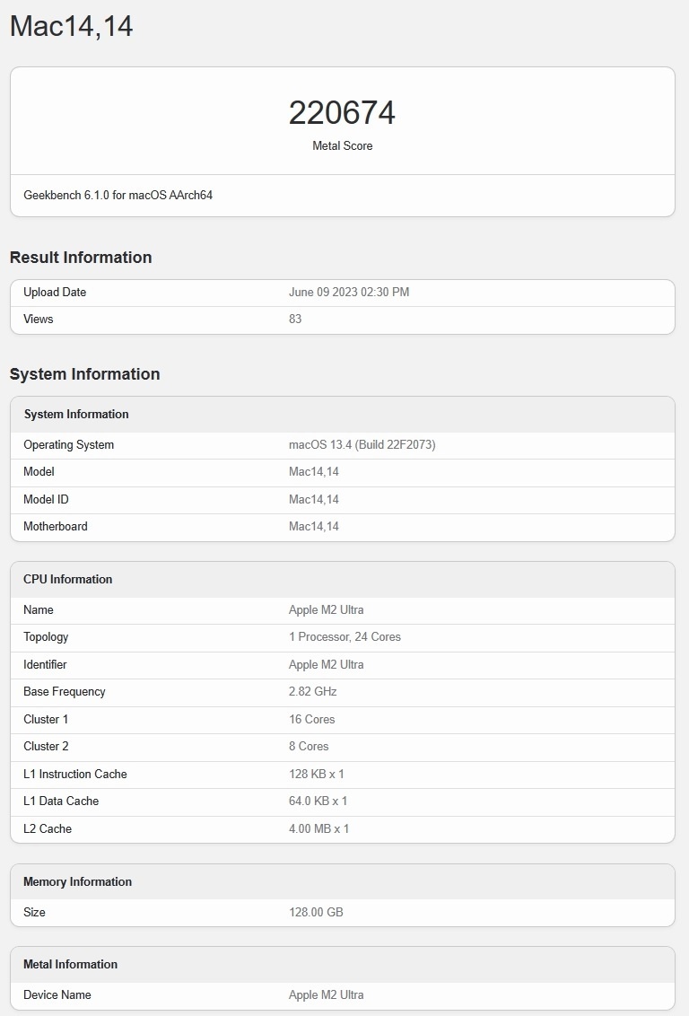 ƻM2 UltraоƬGeekbench 6 Metalֳܷ¯RTX 408010