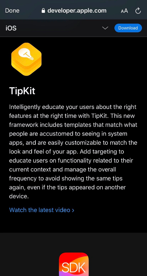 ƻƳ TipKitΪṩ App ̳ģ