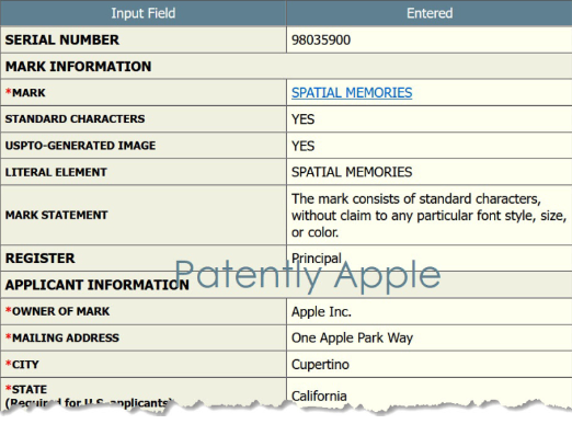 ƻ Apple R1Spatial Memori